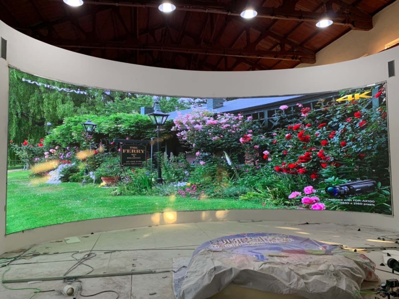 弧形屏，華中科技大學(xué)，P2.5,31.74平方